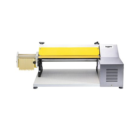 Cilindro Laminador Elétrico Bivolt 40cm Massas Pão Cortador Talharim Inox Leggero