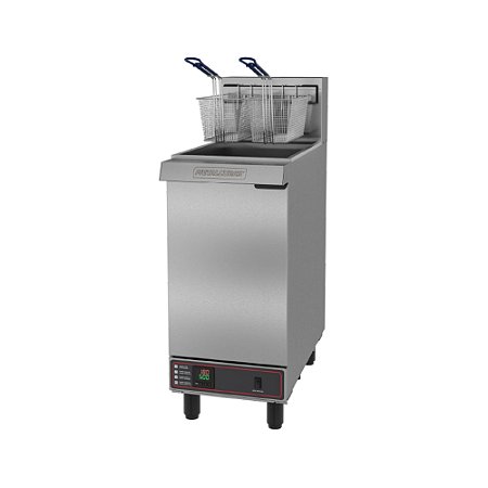 Fritadeira Industrial a Gás FOG 2C Premium 30L Inox Metalcubas