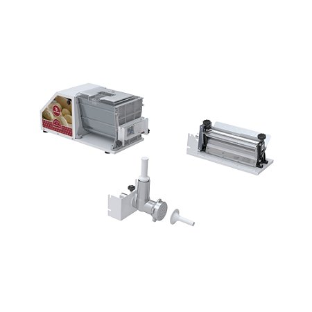 Amassadeira Semirrápida Braesi AELI-310 G2 3Kg Inox com Kit Laminador e Extrusor