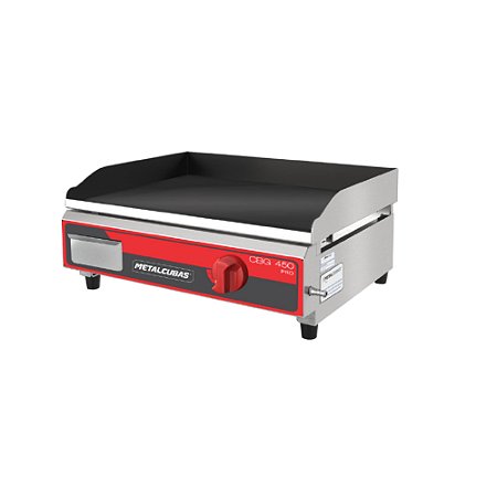 Chapa Bifeteira a Gás CBG 450 Pro Inox 9,5mm Metalcubas