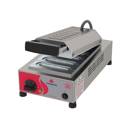 Máquina de Crepe Suíço PRK-06 E Style Inox 6 Cavidades Progás