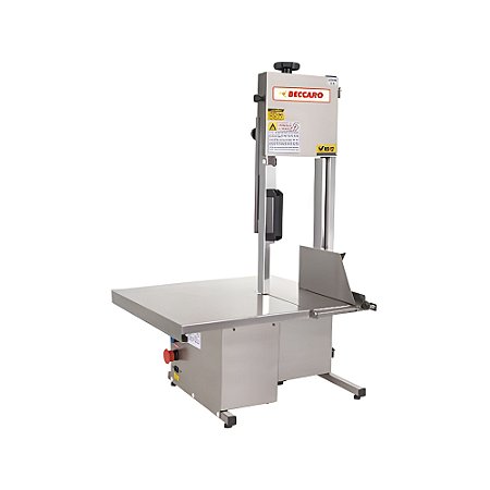Serra Fita de Bancada 1,74 Mesa Inox Bivolt Açougue Carne Osso Beccaro