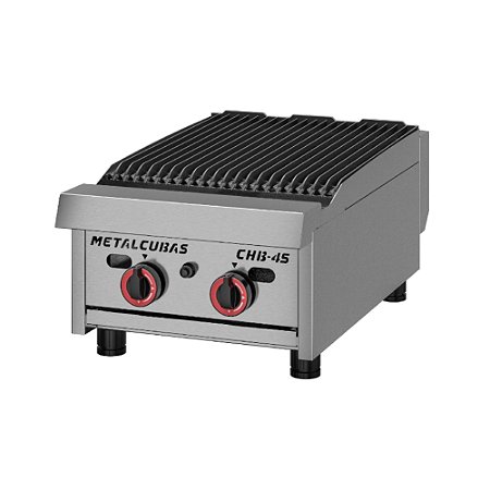 Chapa Char Broiler a Gás CHB 45 G2 Premium Inox Metalcubas