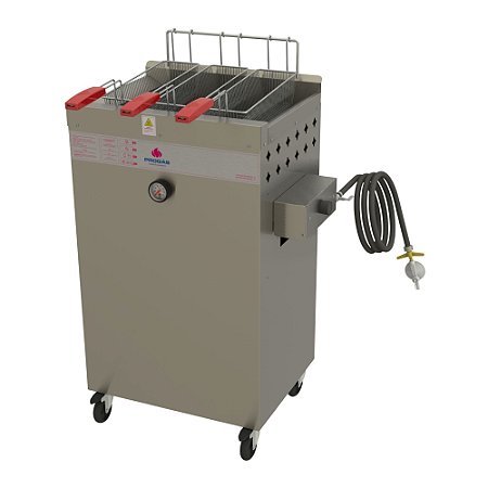 Fritadeira a Gás Industrial Água e Óleo PR-2000 BPG 18L Progás