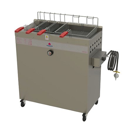 Fritadeira a Gás Industrial Água e Óleo PR-3000 BPG 30L Progás