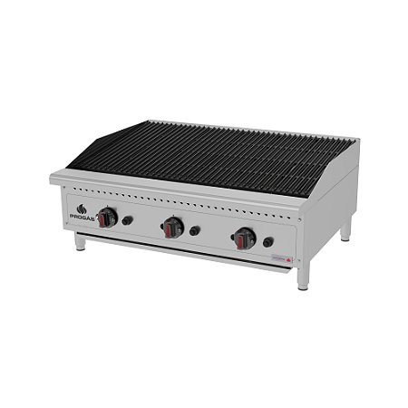 Chapa Char Broiler a Gás PRO-90 CB Profissional Inox Progás