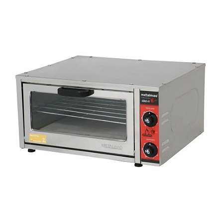 Forno Elétrico Industrial 41x41 com 1 Câmara de 20cm Metalmaq