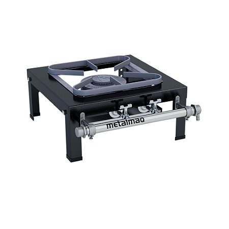 Fogão Industrial a Gás de Mesa 1 Boca 30x30 M1 Stori Top Metalmaq