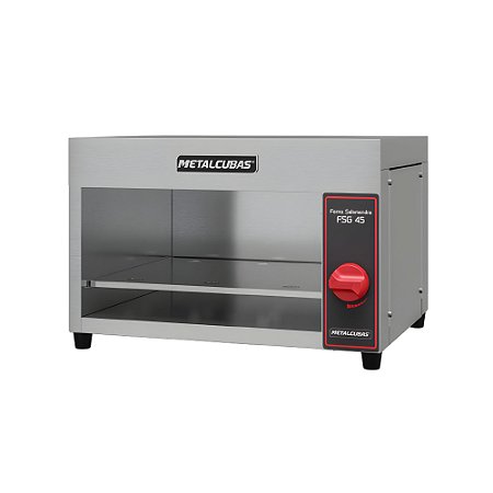 Forno Gratinador Salamandra a Gás FSG 45 Litros Metalcubas