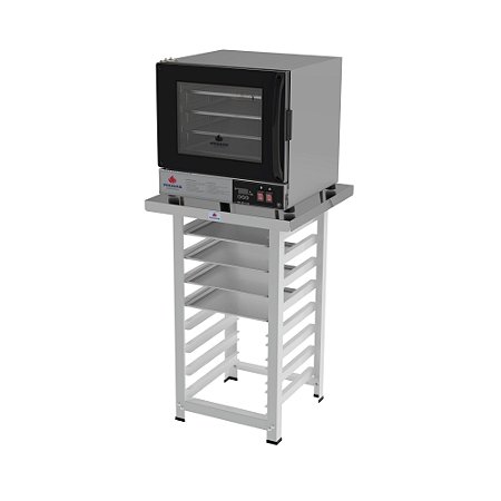 Forno Turbo Elétrico Digital PRP 004 Plus com Mesa e 8 Formas 35x35 Progás