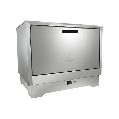 Estufa Aquecedor de Alimentos Elétrica 27 Marmitas Inox Metalmaq