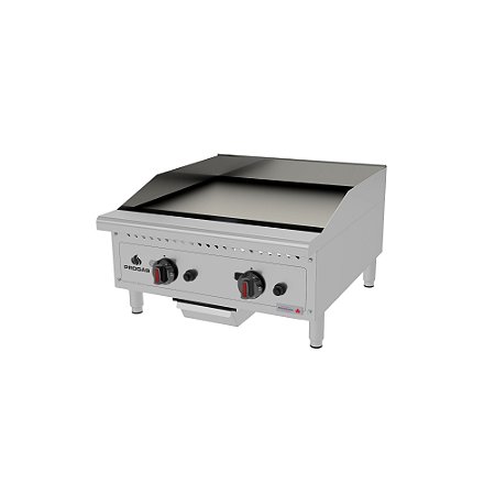 Chapa Bifeteira a Gás Profissional PRO 60CH 19mm Inox Progás