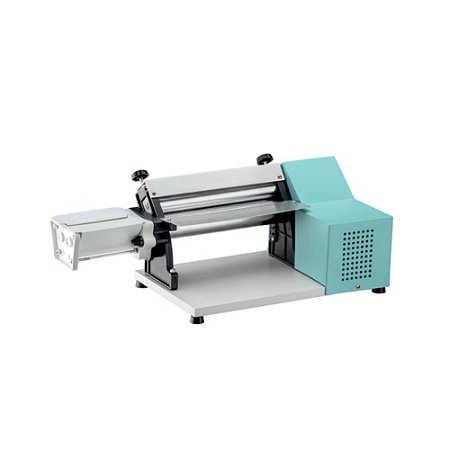 Laminador Elétrico Verde para Massas 28 cm com Talharim Malta