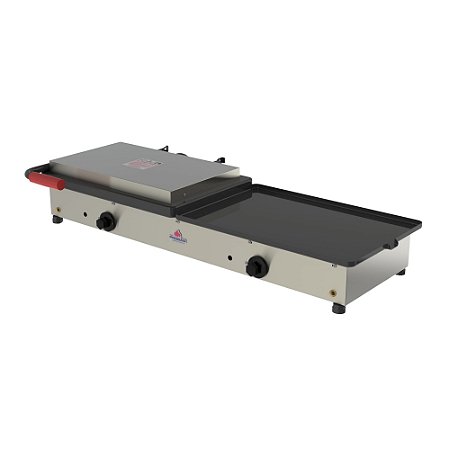 Chapa Sanduicheira Prensa Grill Elétrica Industrial PR 950 E Style Inox Progás