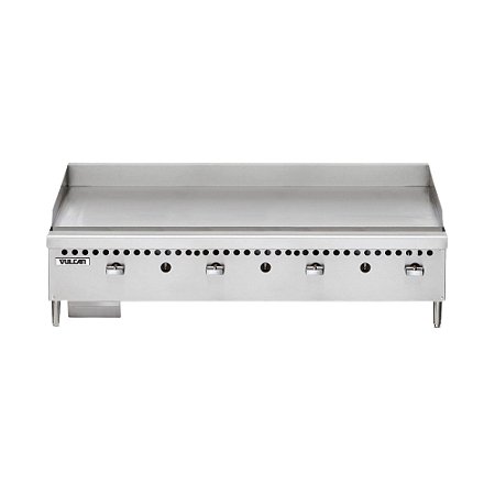 Chapa Bifeteira a Gás GLP Vulcan VCRG48 Profissional Inox 25,4mm 4 Queimadores