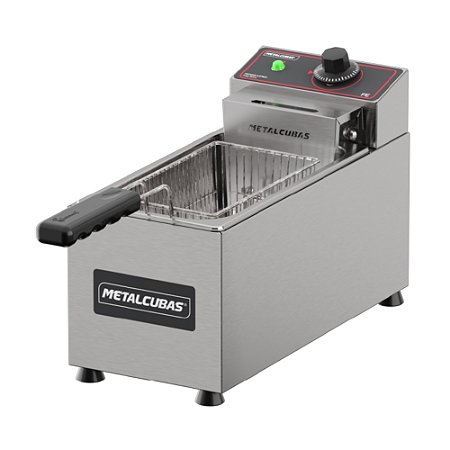 Fritadeira Elétrica Industrial FE 1 C 3 Litros 2200W Inox Metalcubas
