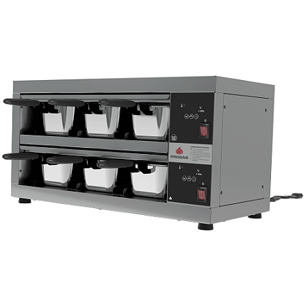 Conservador de Proteínas Industrial PRCPROT-06 Cubas Encosto Inox 1200W Progás