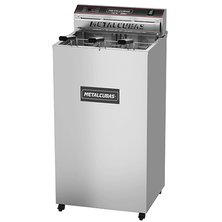 Fritadeira Elétrica Comercial FAO 25 Litros Zona Fria 8000w Metalcubas