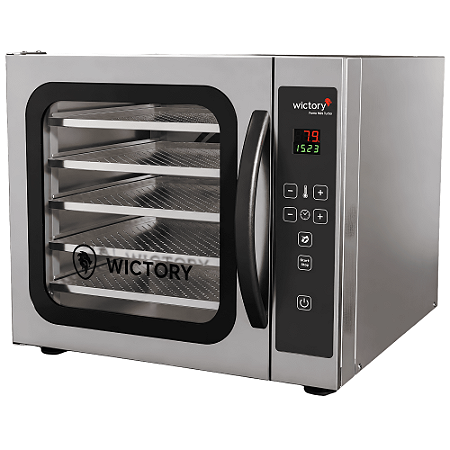 Forno Turbo Convector Elétrico Industrial de Convecção WCV-535 5 Assadeiras Pães Com Vapor Wictory