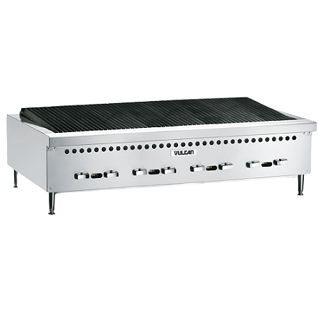 Chapa Char Broiler a Gás GLP Vulcan VCRB47 8 Queimadores Profissional Inox