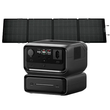 EcoFlow River 3 PLUS + painel solar 60w