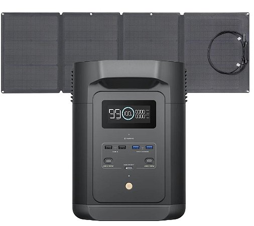 EcoFlow E980 127V + Painel Solar 125W