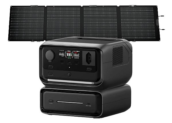 RIVER 3 MAX 127V + BATERIA EXTRA 286WH + PAINEL 160W