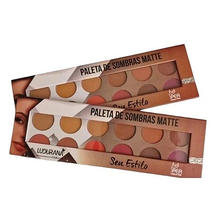 Paleta de Sombras Matte Ludurana