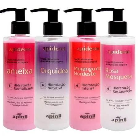 Loção Hidratante Desodorante 180g Apinil Cosméticos