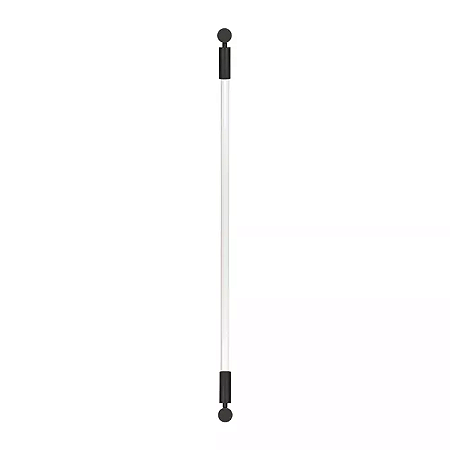 Arandela de Parede Retangular 3,8x3,8cm Alumínio Preto GSG AR06