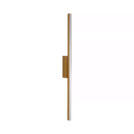 Arandela Direta LED 6W 3000K 60x1,7x1,7cm Aluminio Dourado GSG AR12