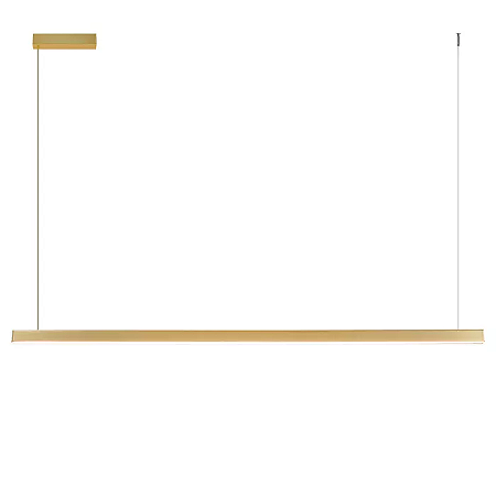 Pendente LED 18W 3000K 100cm Aluminio Dourado GSG PD16