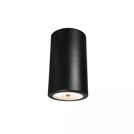 Spot de Sobrepor Tubo PAR20 7,3x12,5cm Aluminio Preto GSG SP02