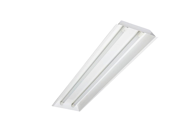 Luminária de Embutir para Forro 2xT8 6x30,5x124,3cm Aço GSG LE02