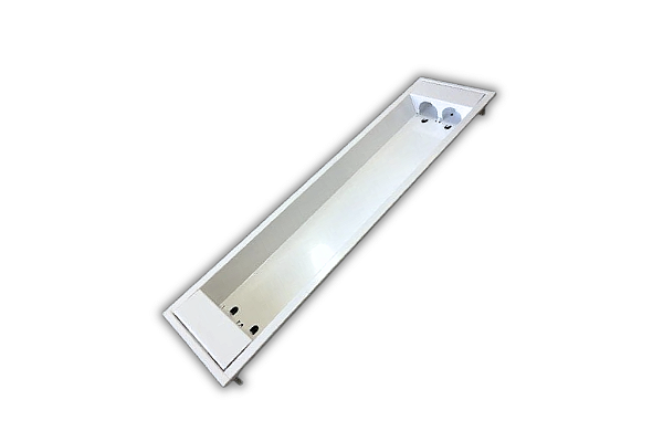 Luminária de Embutir com Refletor 2xT8 5,5x15x61,8cm Aço GSG LE08