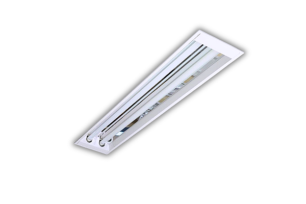 Luminária de Embutir com Refletor 2xT8 6x23x124,3cm Alumínio GSG LE11