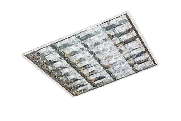 Luminária de Embutir 6 Aletas 4xT8 5,5x61,8x63,5cm GSG LE46