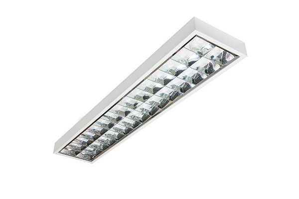 Luminária de Sobrepor 14 Aletas 2xT8 7x26x125,5cm GSG LS30