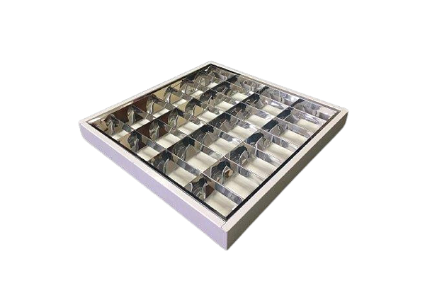 Luminária de Sobrepor 6 Aletas 4xT8 7x62x63cm GSG LS31