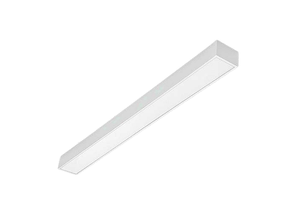 Luminária de Sobrepor com Difusor 2xT8 7x8x62,5cm Alumínio GSG LS59