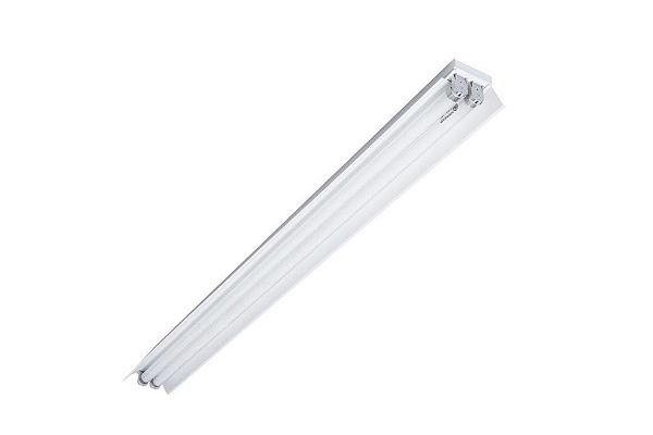 Luminária de Sobrepor com Refletor 2xT8 5,5x12,6x124cm Aço GSG LS68