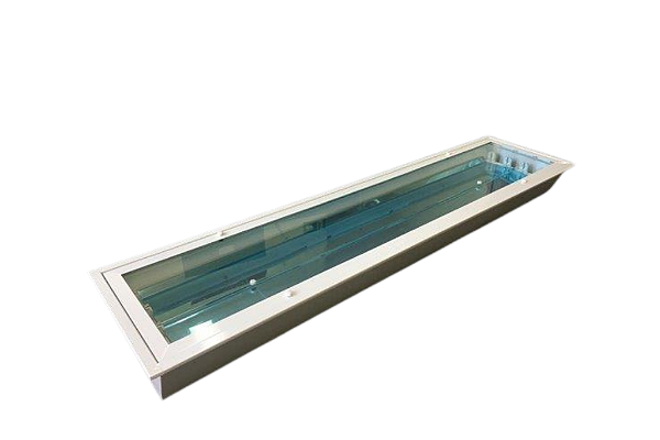 Luminária de Embutir Hermética 4xT8 12x32x132cm Alumínio GSG LE71