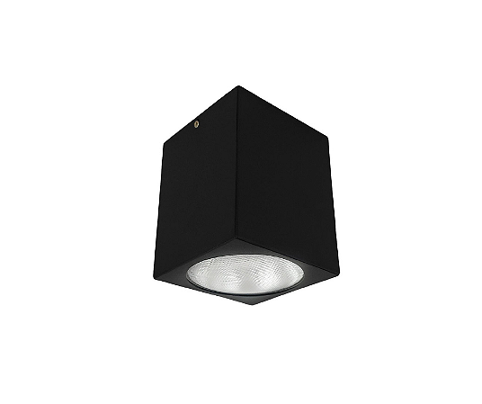 Spot de Sobrepor Quadrado para PAR30 9,5x12cm Preto GSG SP12