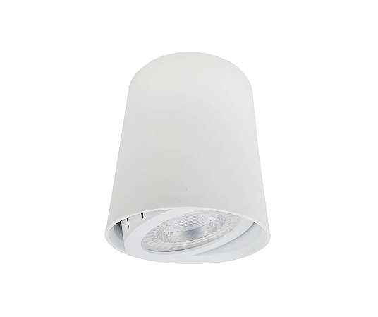 Spot de Sobrepor Redondo para Dicroica 7,5x6,5cm Branco GSG SP31