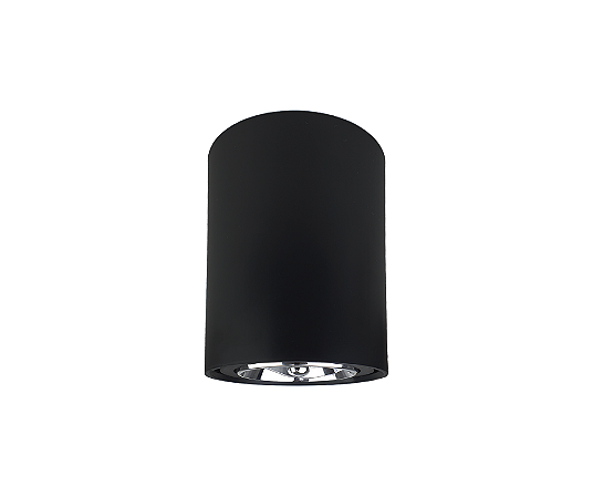 Spot de Sobrepor Redondo para AR70 12,5x9cm Preto GSG SP36