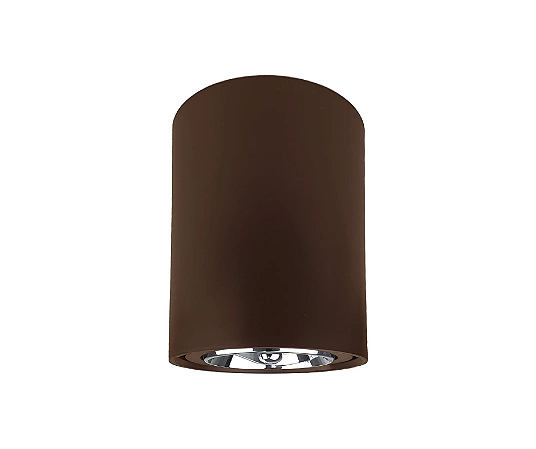 Spot de Sobrepor Redondo para AR70 12,5x9cm Marrom GSG SP38