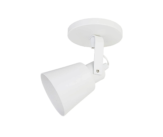 Spot Arandela Cônico para Dicroica 9x7cm Branco GSG SP52