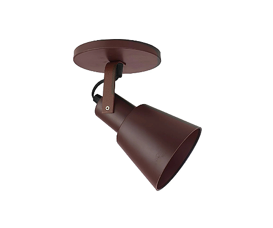 Spot Arandela Cônico para PAR20 12x8,5cm Marrom GSG SP56