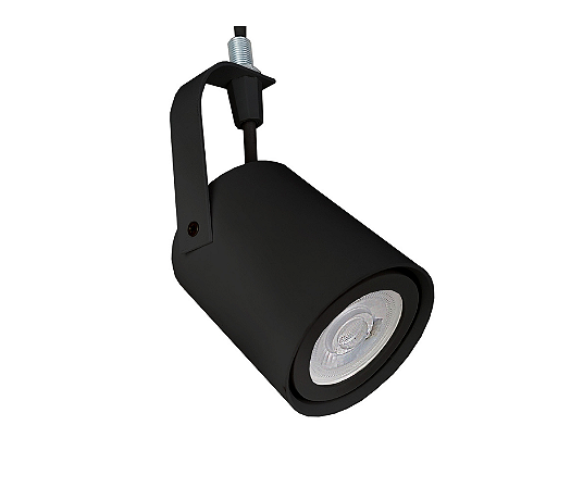 Spot para Perfilado e Trilho para Dicroica 7,5x6,5cm Preto GSG SP57