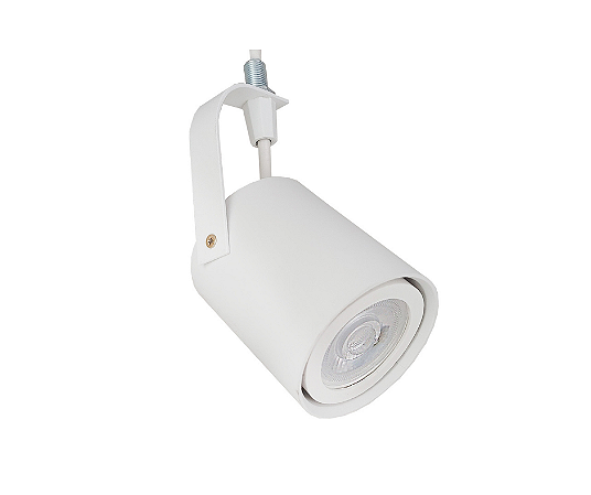 Spot para Perfilado e Trilho para Dicroica 7,5x6,5cm Branco GSG SP58